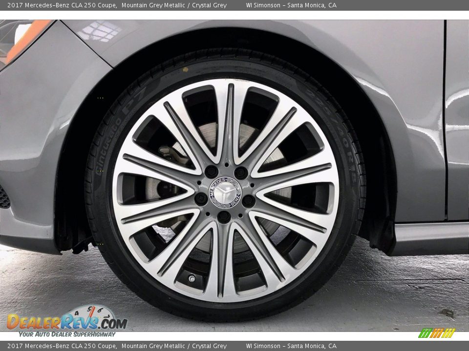 2017 Mercedes-Benz CLA 250 Coupe Mountain Grey Metallic / Crystal Grey Photo #8