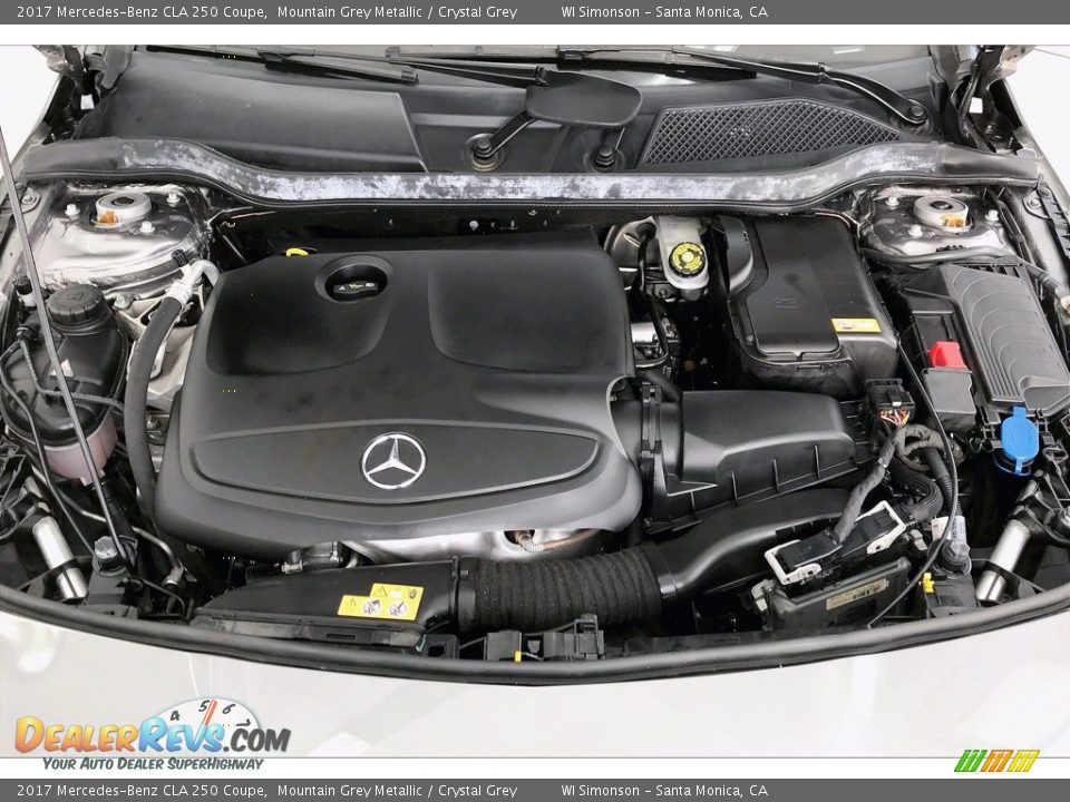 2017 Mercedes-Benz CLA 250 Coupe Mountain Grey Metallic / Crystal Grey Photo #9