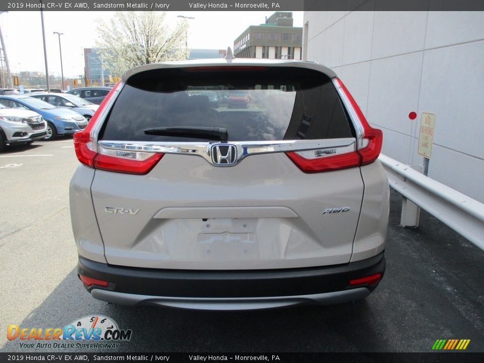 2019 Honda CR-V EX AWD Sandstorm Metallic / Ivory Photo #4