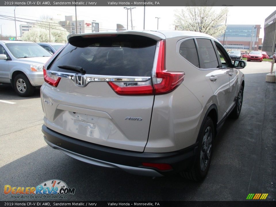 2019 Honda CR-V EX AWD Sandstorm Metallic / Ivory Photo #5