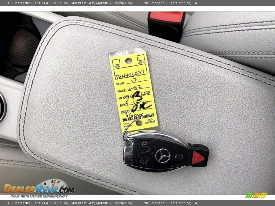 2017 Mercedes-Benz CLA 250 Coupe Mountain Grey Metallic / Crystal Grey Photo #11