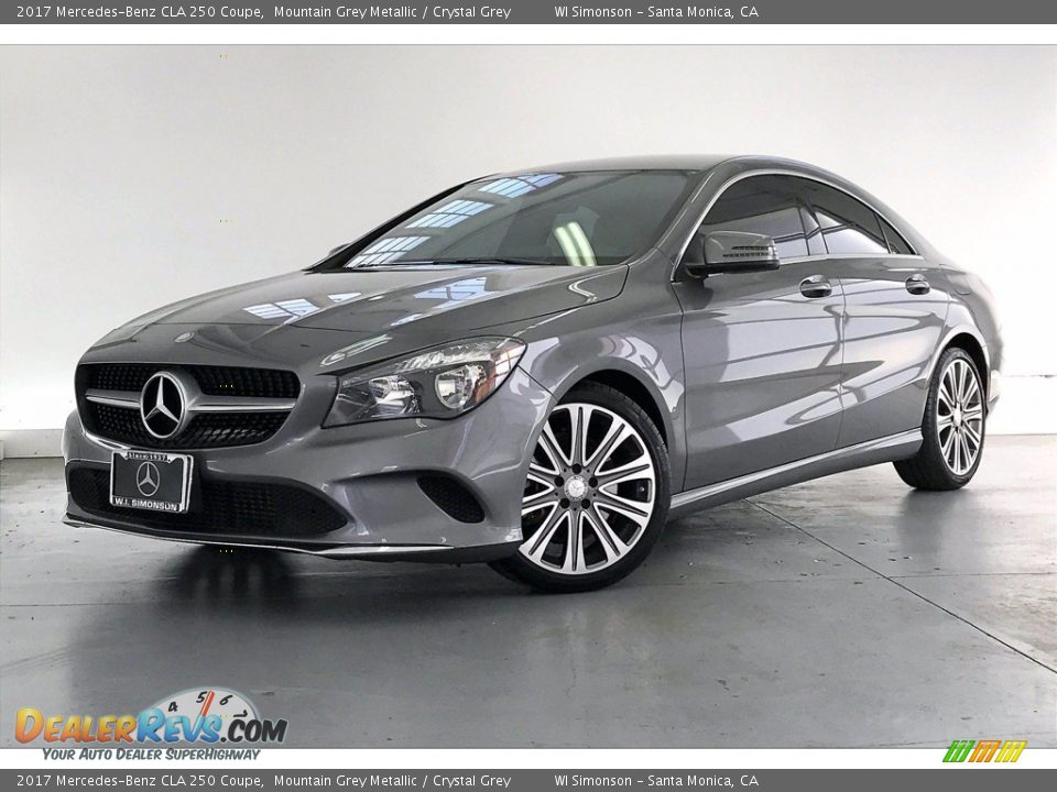 2017 Mercedes-Benz CLA 250 Coupe Mountain Grey Metallic / Crystal Grey Photo #12