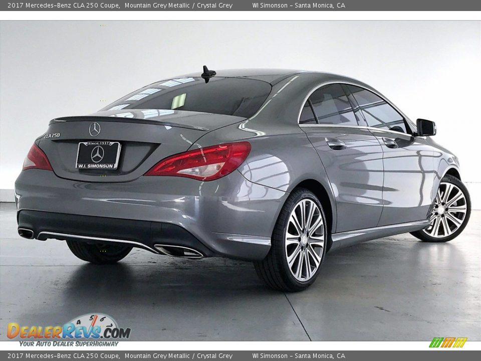 2017 Mercedes-Benz CLA 250 Coupe Mountain Grey Metallic / Crystal Grey Photo #13
