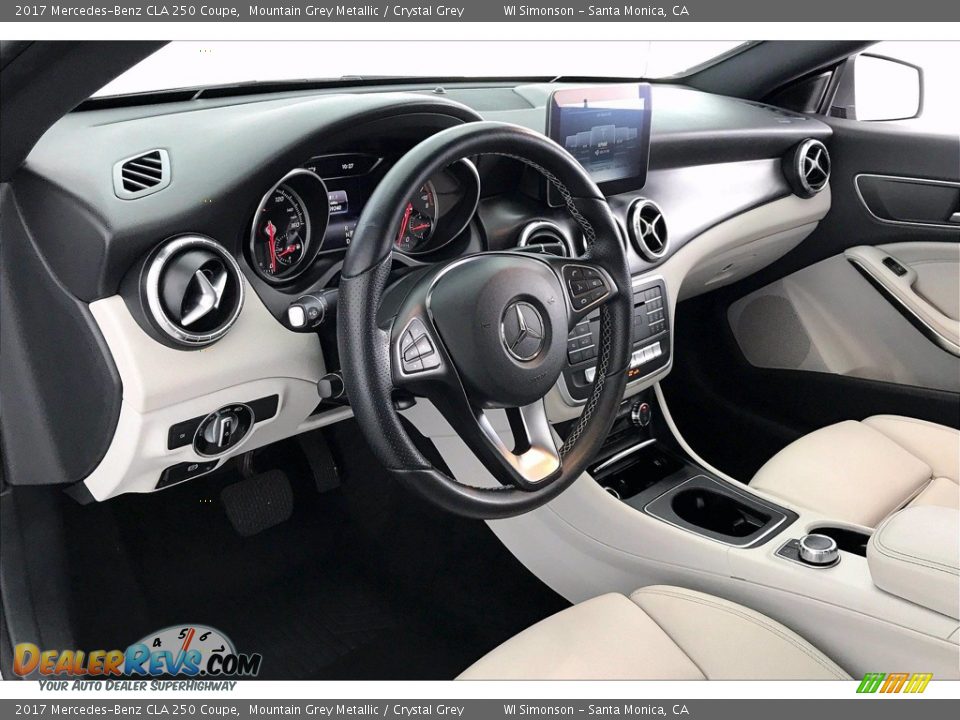 2017 Mercedes-Benz CLA 250 Coupe Mountain Grey Metallic / Crystal Grey Photo #14