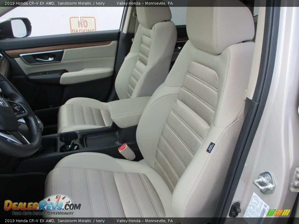 2019 Honda CR-V EX AWD Sandstorm Metallic / Ivory Photo #12