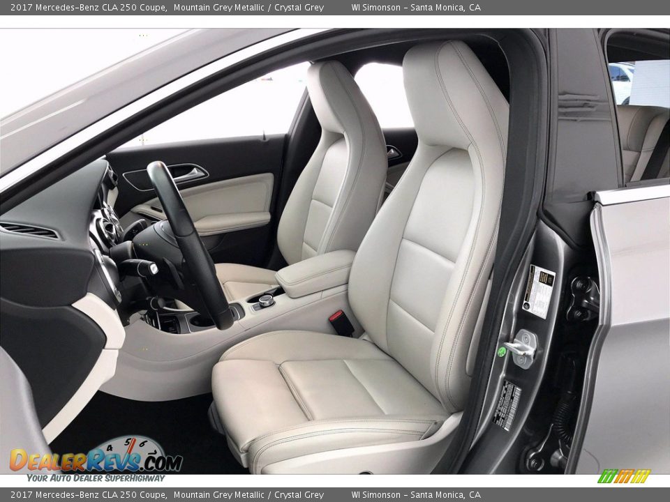 2017 Mercedes-Benz CLA 250 Coupe Mountain Grey Metallic / Crystal Grey Photo #18