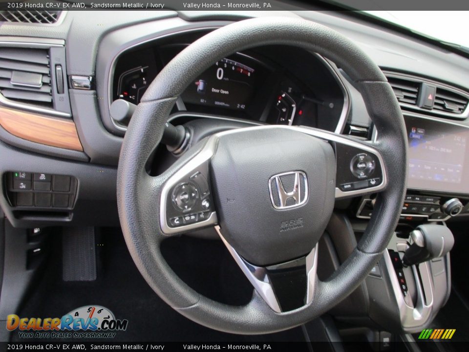 2019 Honda CR-V EX AWD Sandstorm Metallic / Ivory Photo #14