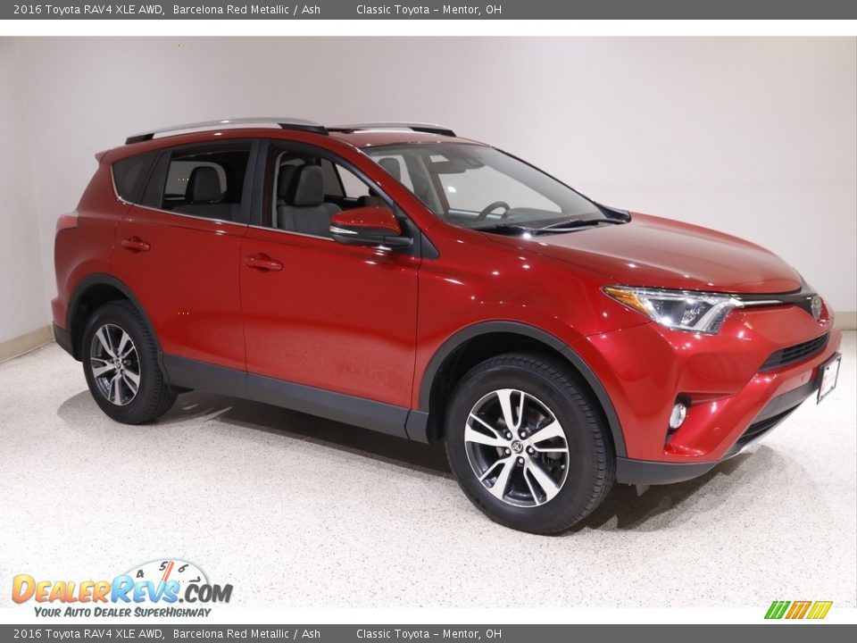 2016 Toyota RAV4 XLE AWD Barcelona Red Metallic / Ash Photo #1