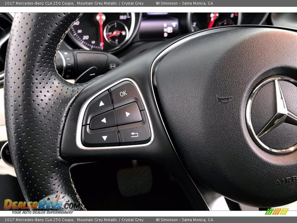 2017 Mercedes-Benz CLA 250 Coupe Mountain Grey Metallic / Crystal Grey Photo #21
