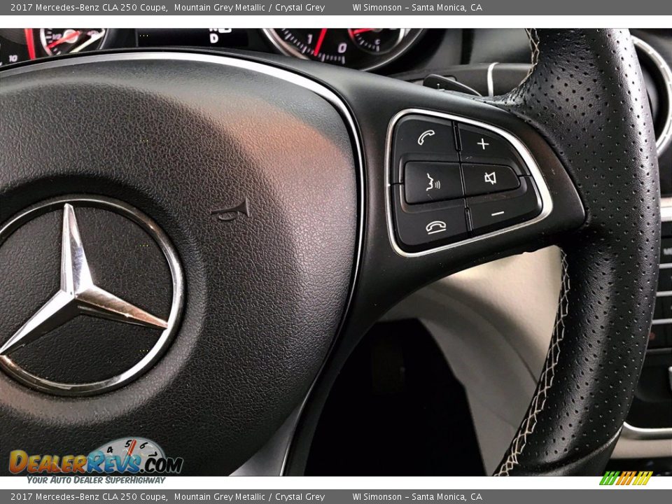 2017 Mercedes-Benz CLA 250 Coupe Mountain Grey Metallic / Crystal Grey Photo #22