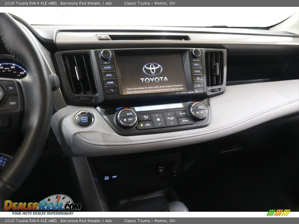 2016 Toyota RAV4 XLE AWD Barcelona Red Metallic / Ash Photo #9