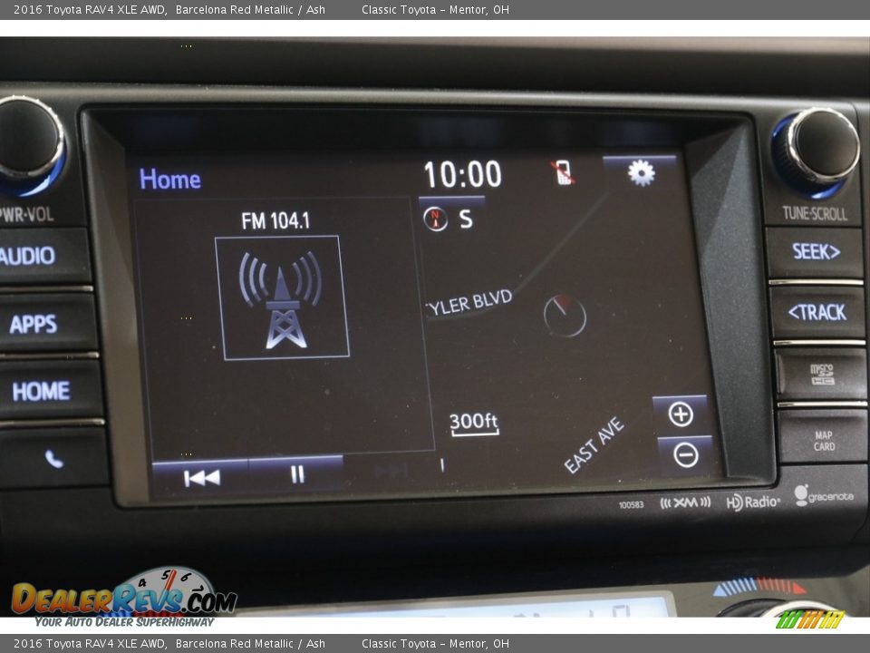 2016 Toyota RAV4 XLE AWD Barcelona Red Metallic / Ash Photo #10
