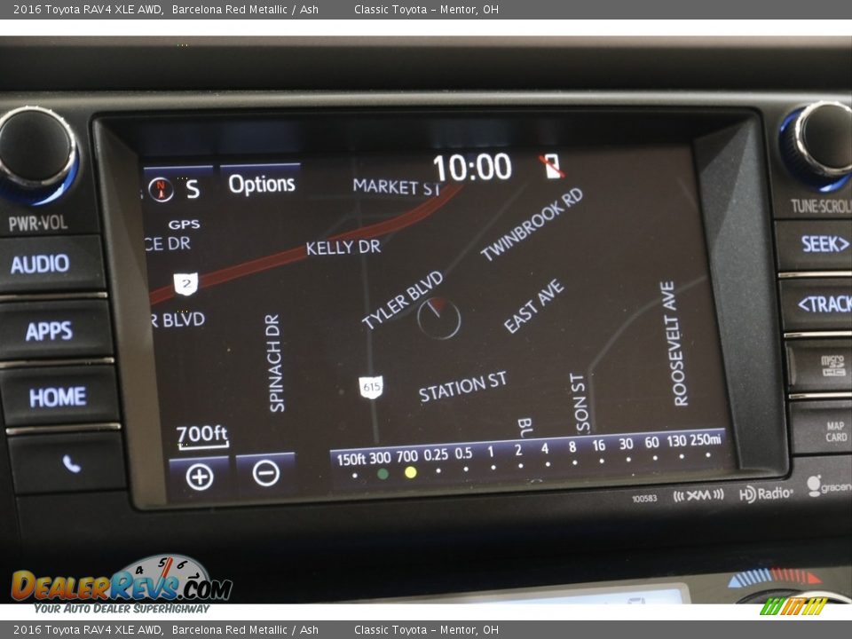 2016 Toyota RAV4 XLE AWD Barcelona Red Metallic / Ash Photo #11