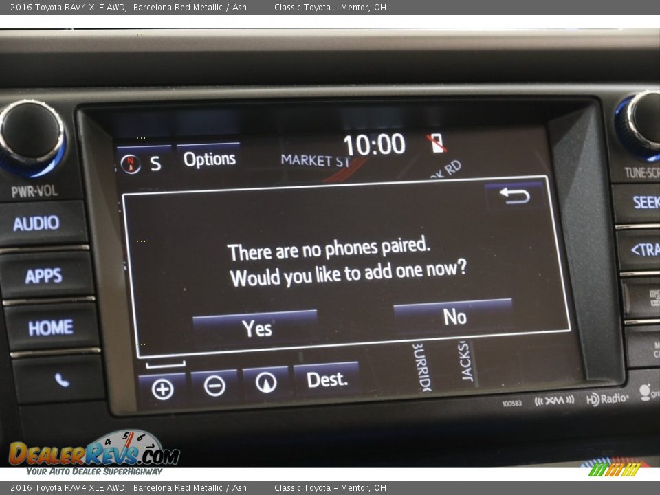 2016 Toyota RAV4 XLE AWD Barcelona Red Metallic / Ash Photo #12