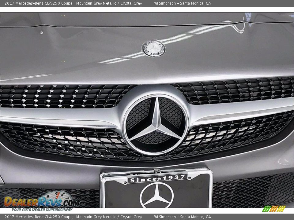 2017 Mercedes-Benz CLA 250 Coupe Mountain Grey Metallic / Crystal Grey Photo #30