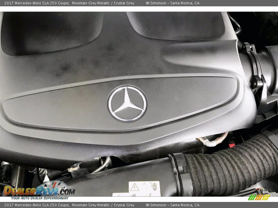 2017 Mercedes-Benz CLA 250 Coupe Mountain Grey Metallic / Crystal Grey Photo #32