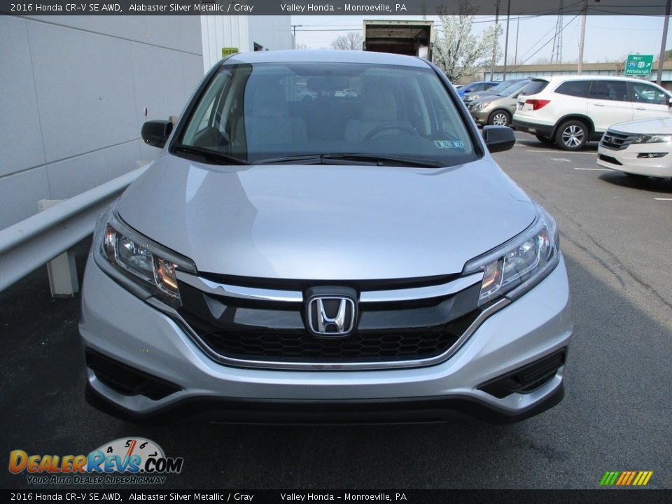 2016 Honda CR-V SE AWD Alabaster Silver Metallic / Gray Photo #8