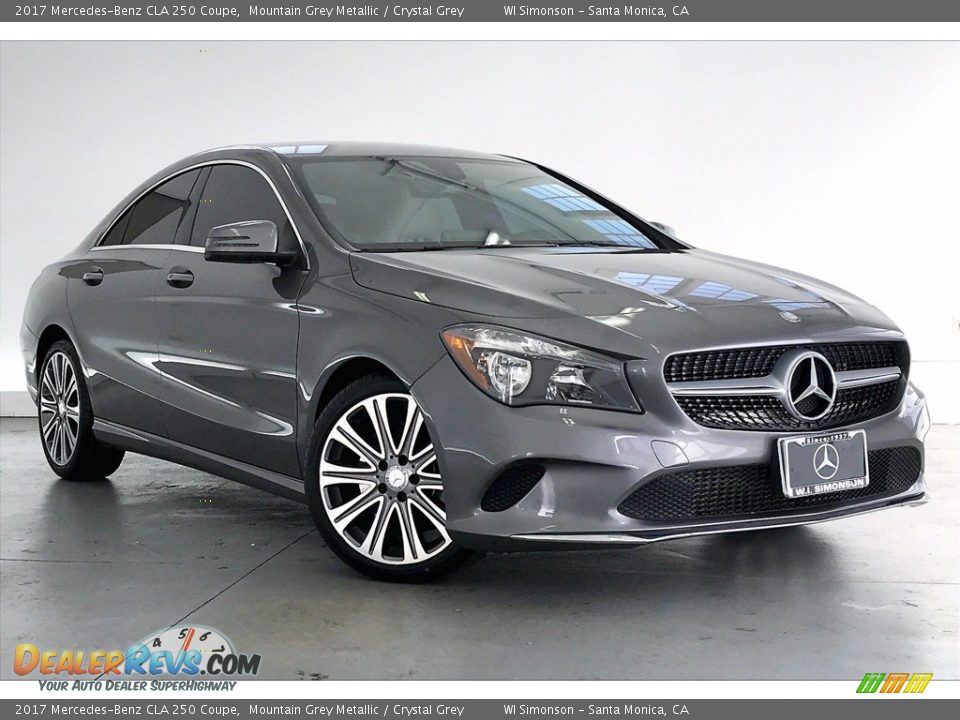 2017 Mercedes-Benz CLA 250 Coupe Mountain Grey Metallic / Crystal Grey Photo #34