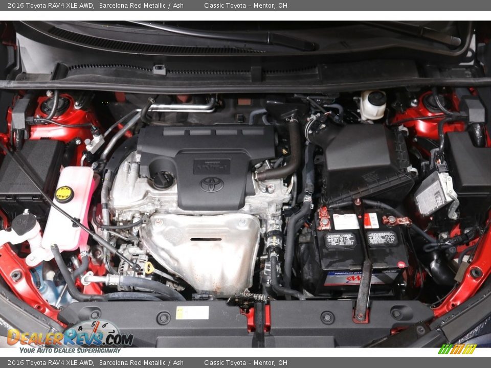 2016 Toyota RAV4 XLE AWD Barcelona Red Metallic / Ash Photo #19