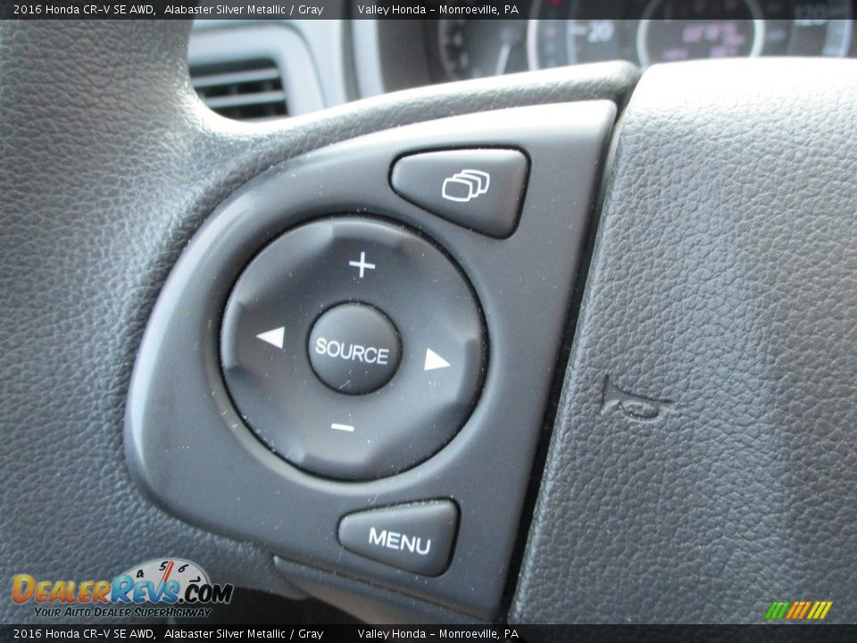 2016 Honda CR-V SE AWD Alabaster Silver Metallic / Gray Photo #18
