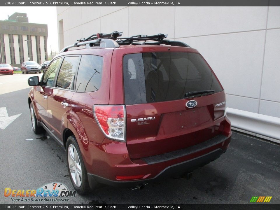2009 Subaru Forester 2.5 X Premium Camellia Red Pearl / Black Photo #3