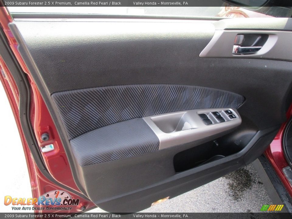 2009 Subaru Forester 2.5 X Premium Camellia Red Pearl / Black Photo #10