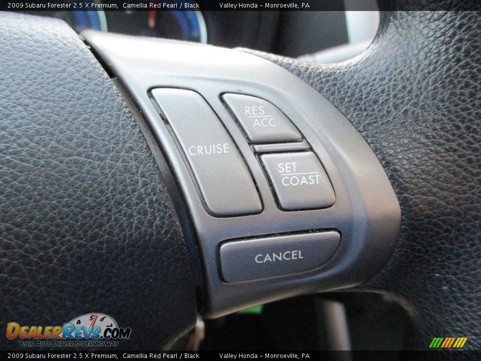 2009 Subaru Forester 2.5 X Premium Camellia Red Pearl / Black Photo #17
