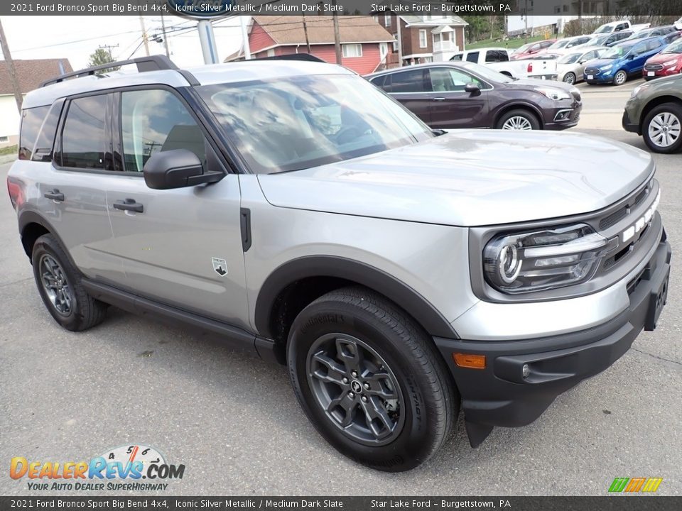 Front 3/4 View of 2021 Ford Bronco Sport Big Bend 4x4 Photo #8