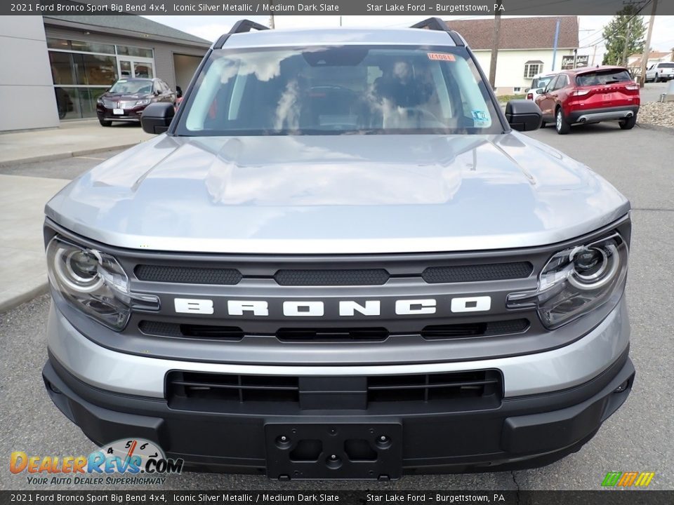 2021 Ford Bronco Sport Big Bend 4x4 Iconic Silver Metallic / Medium Dark Slate Photo #9