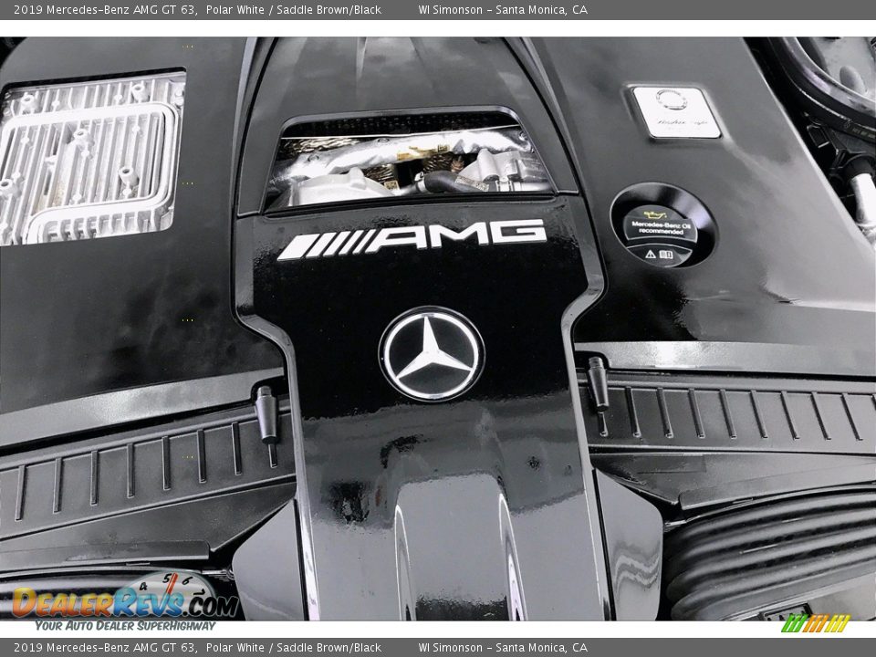 2019 Mercedes-Benz AMG GT 63 Polar White / Saddle Brown/Black Photo #32