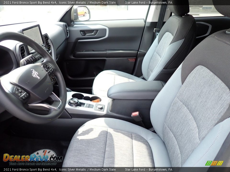 Front Seat of 2021 Ford Bronco Sport Big Bend 4x4 Photo #10