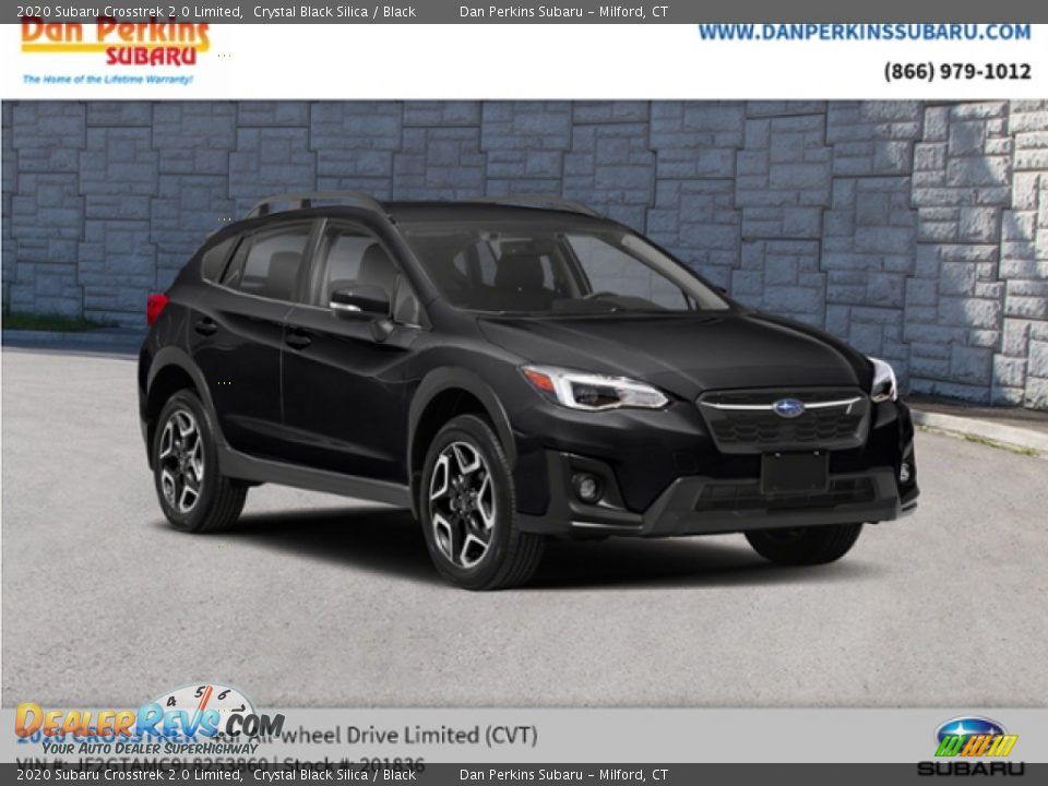 2020 Subaru Crosstrek 2.0 Limited Crystal Black Silica / Black Photo #4