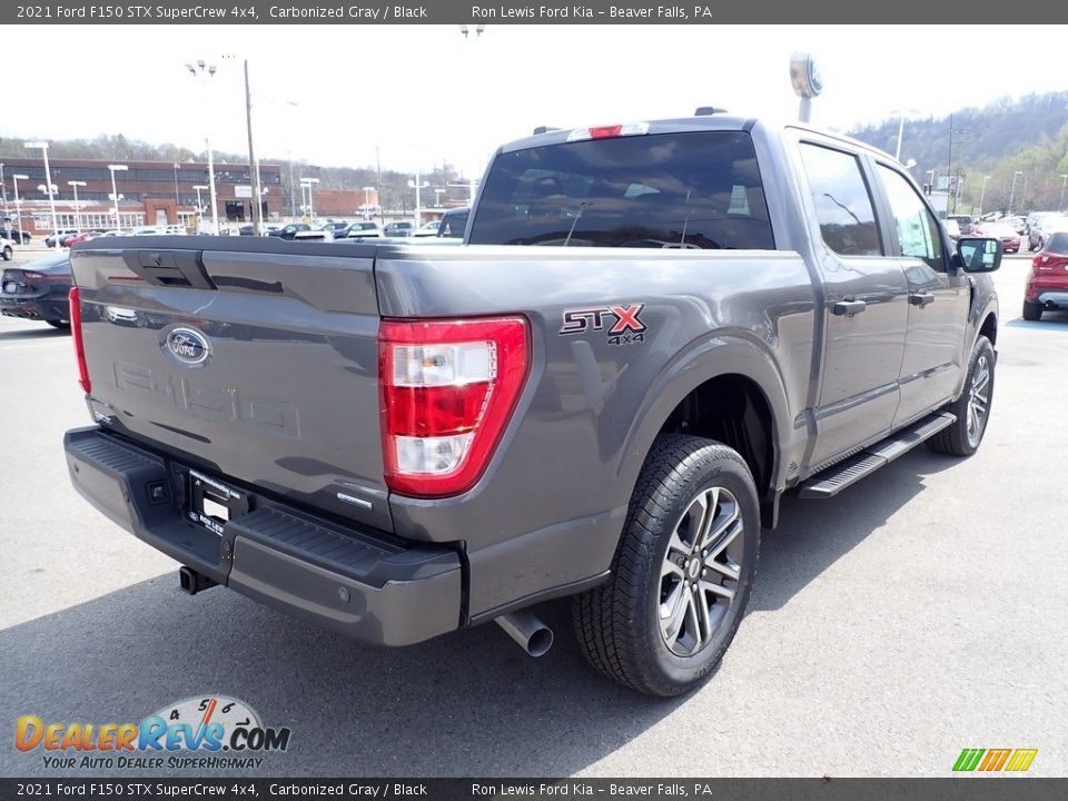 2021 Ford F150 STX SuperCrew 4x4 Carbonized Gray / Black Photo #2