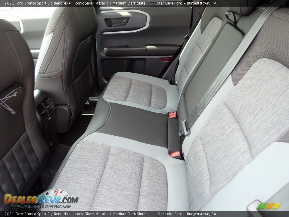 Rear Seat of 2021 Ford Bronco Sport Big Bend 4x4 Photo #11