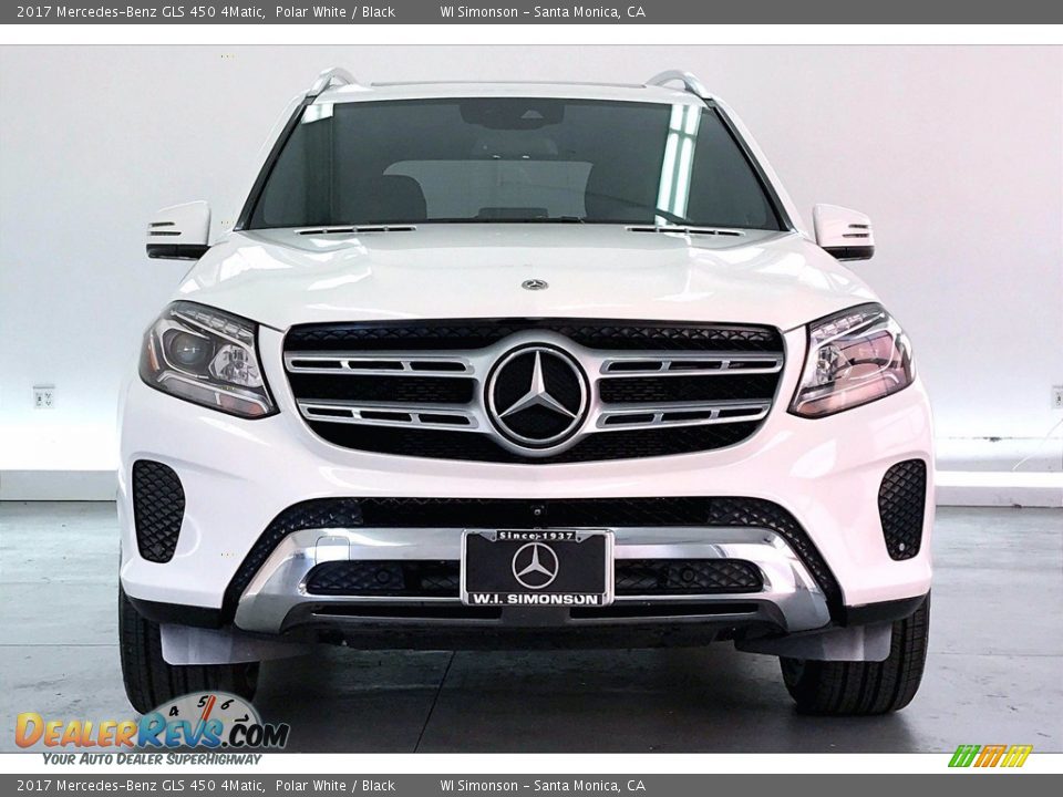 2017 Mercedes-Benz GLS 450 4Matic Polar White / Black Photo #2