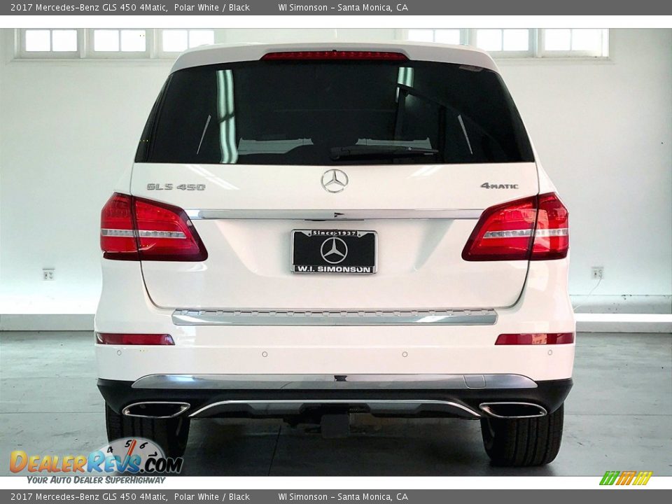 2017 Mercedes-Benz GLS 450 4Matic Polar White / Black Photo #3