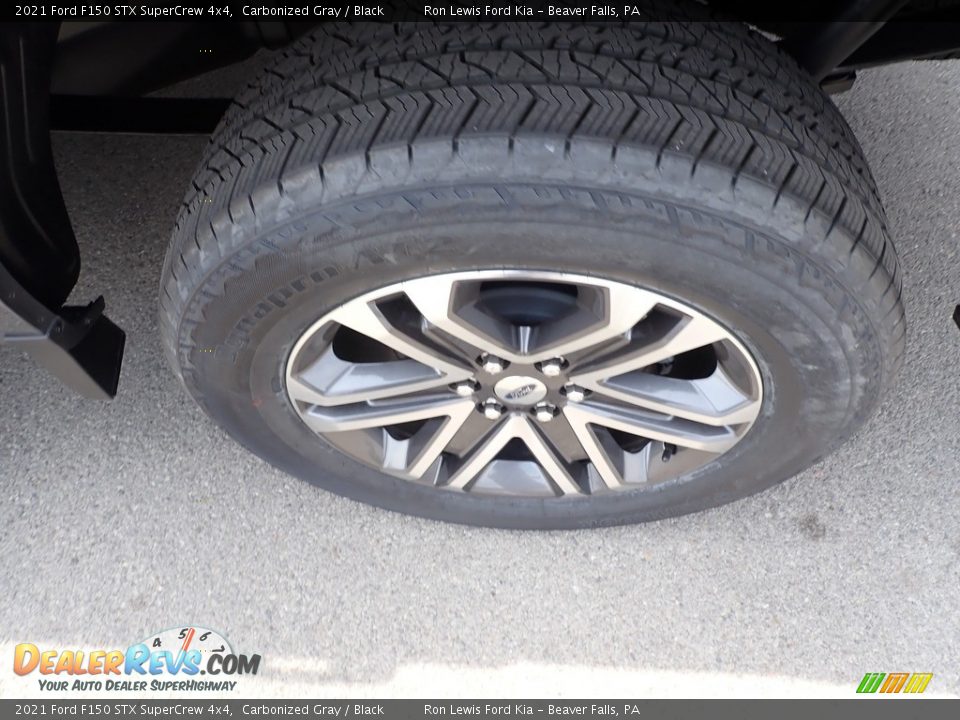 2021 Ford F150 STX SuperCrew 4x4 Carbonized Gray / Black Photo #8