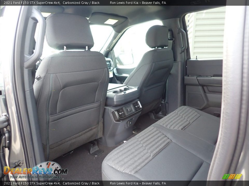 2021 Ford F150 STX SuperCrew 4x4 Carbonized Gray / Black Photo #9