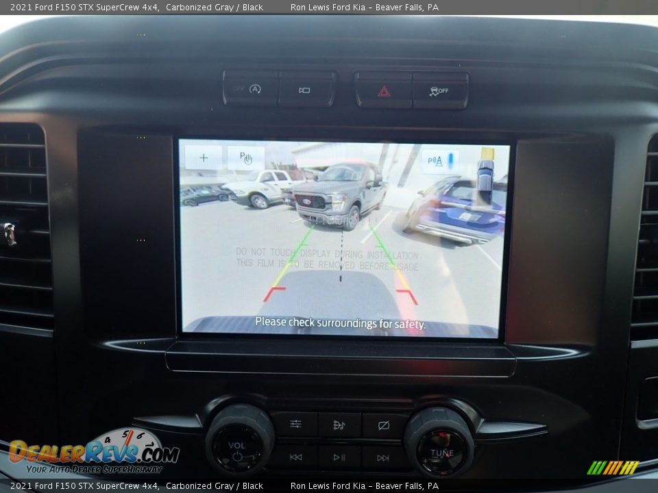 2021 Ford F150 STX SuperCrew 4x4 Carbonized Gray / Black Photo #15