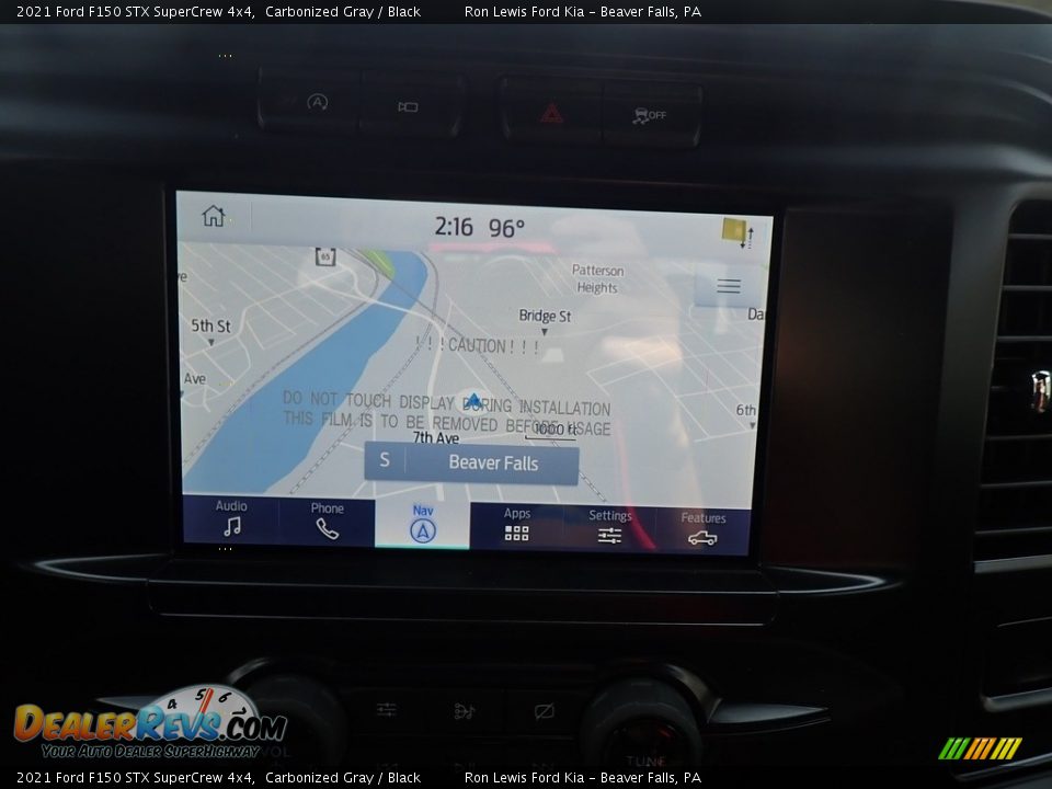 2021 Ford F150 STX SuperCrew 4x4 Carbonized Gray / Black Photo #16