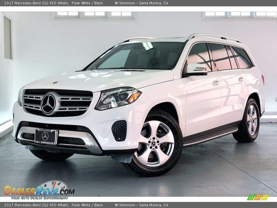 2017 Mercedes-Benz GLS 450 4Matic Polar White / Black Photo #12