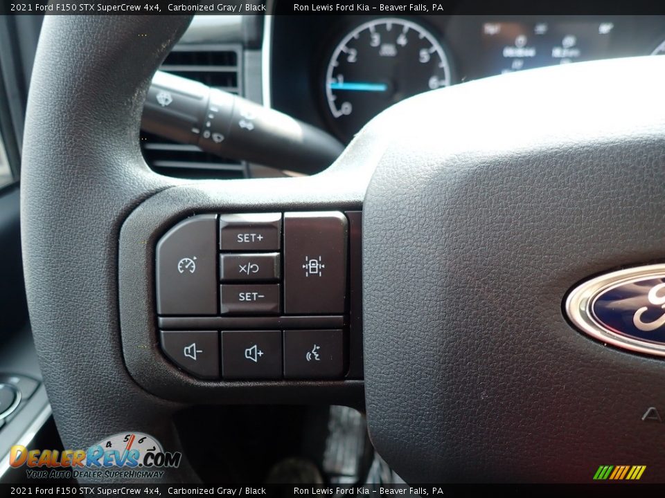 2021 Ford F150 STX SuperCrew 4x4 Carbonized Gray / Black Photo #18