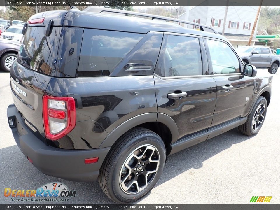 2021 Ford Bronco Sport Big Bend 4x4 Shadow Black / Ebony Photo #6