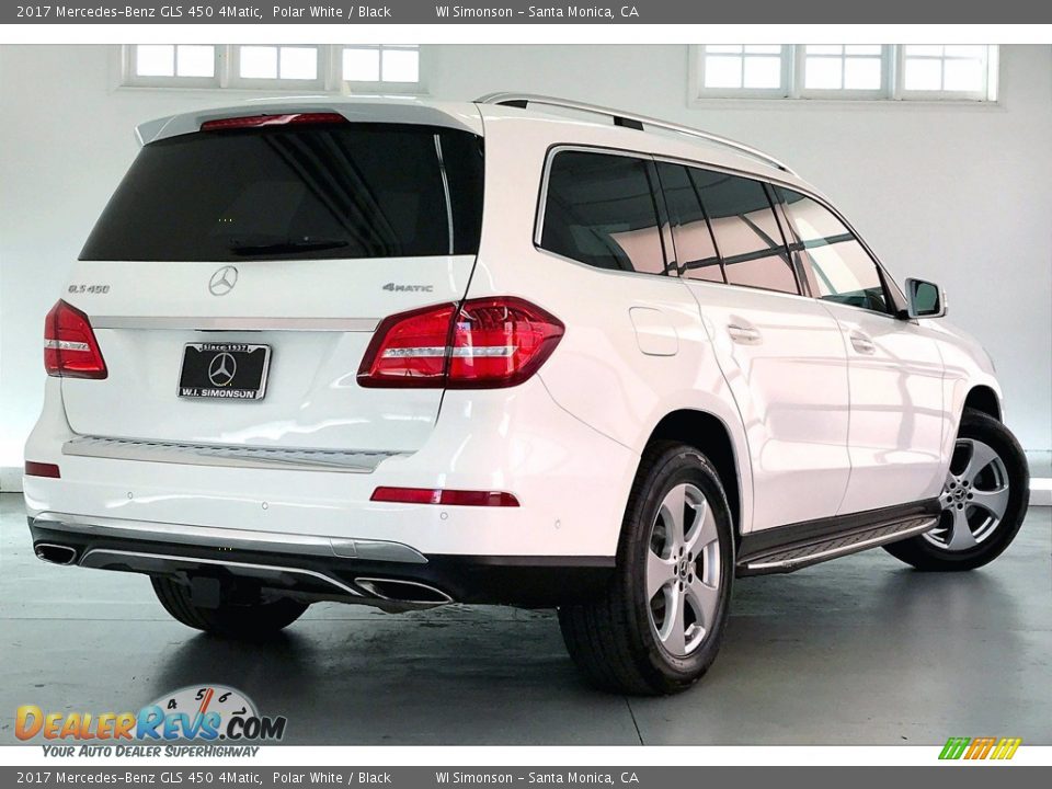 2017 Mercedes-Benz GLS 450 4Matic Polar White / Black Photo #13