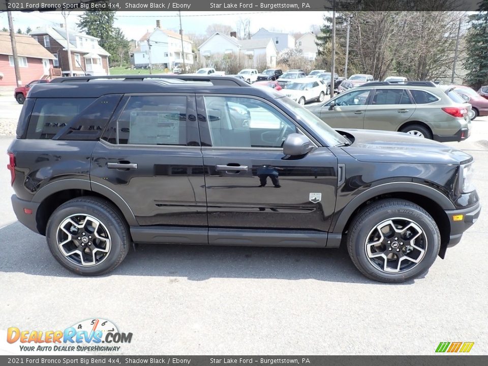 2021 Ford Bronco Sport Big Bend 4x4 Shadow Black / Ebony Photo #7