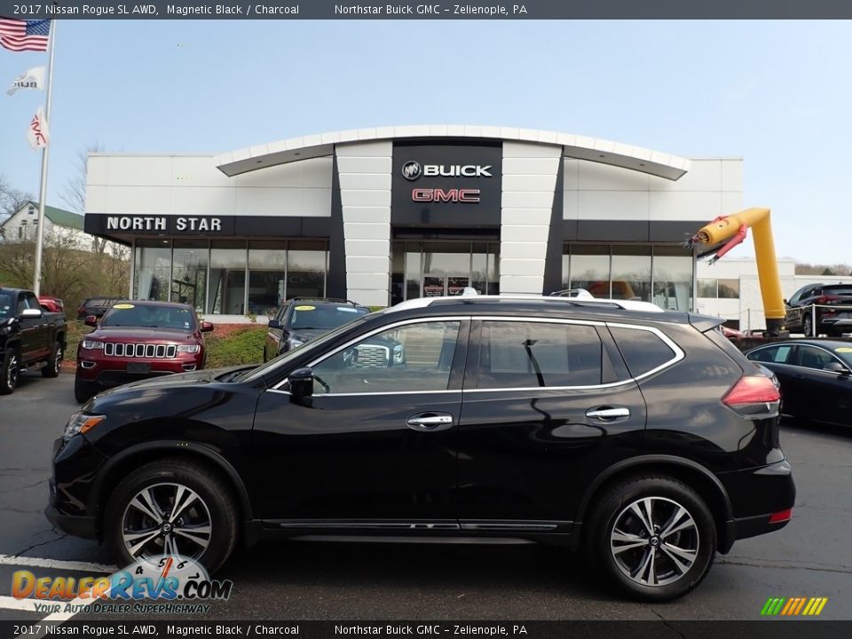 2017 Nissan Rogue SL AWD Magnetic Black / Charcoal Photo #1