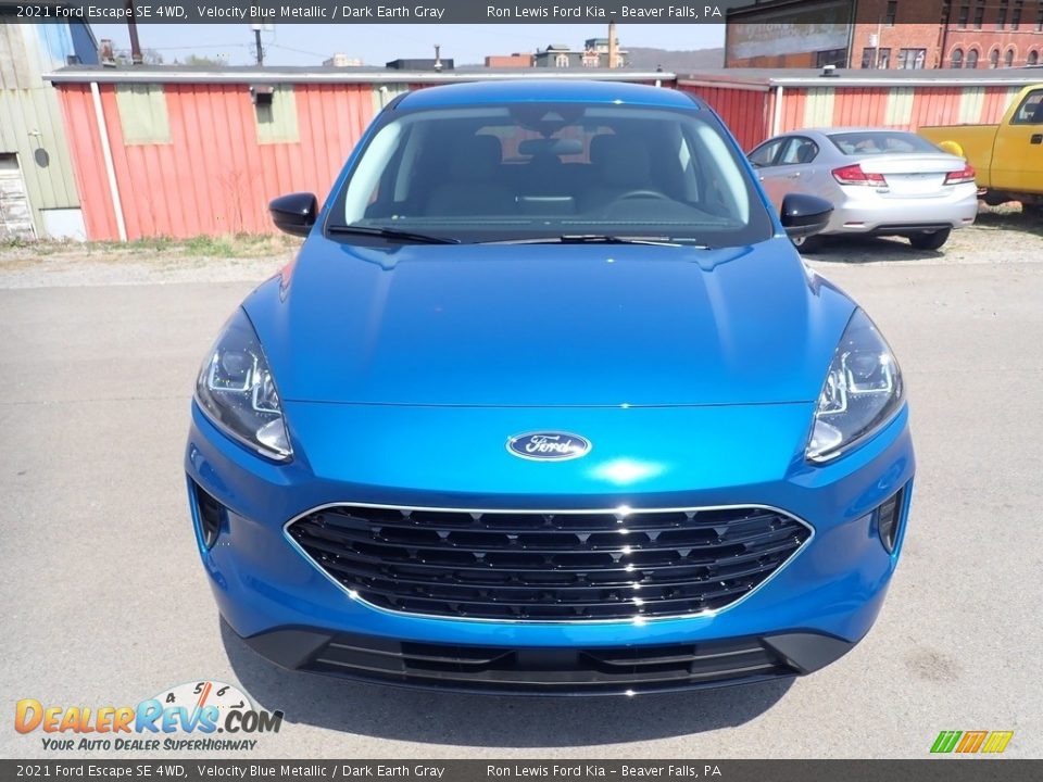 2021 Ford Escape SE 4WD Velocity Blue Metallic / Dark Earth Gray Photo #4