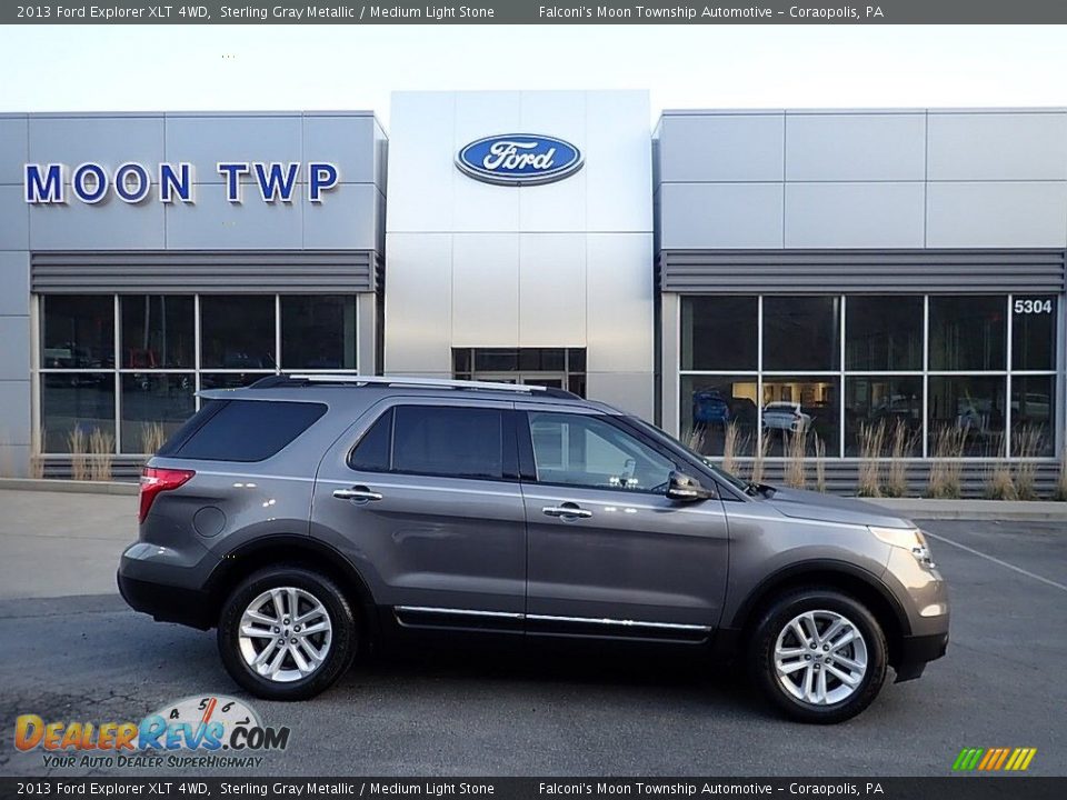 2013 Ford Explorer XLT 4WD Sterling Gray Metallic / Medium Light Stone Photo #1