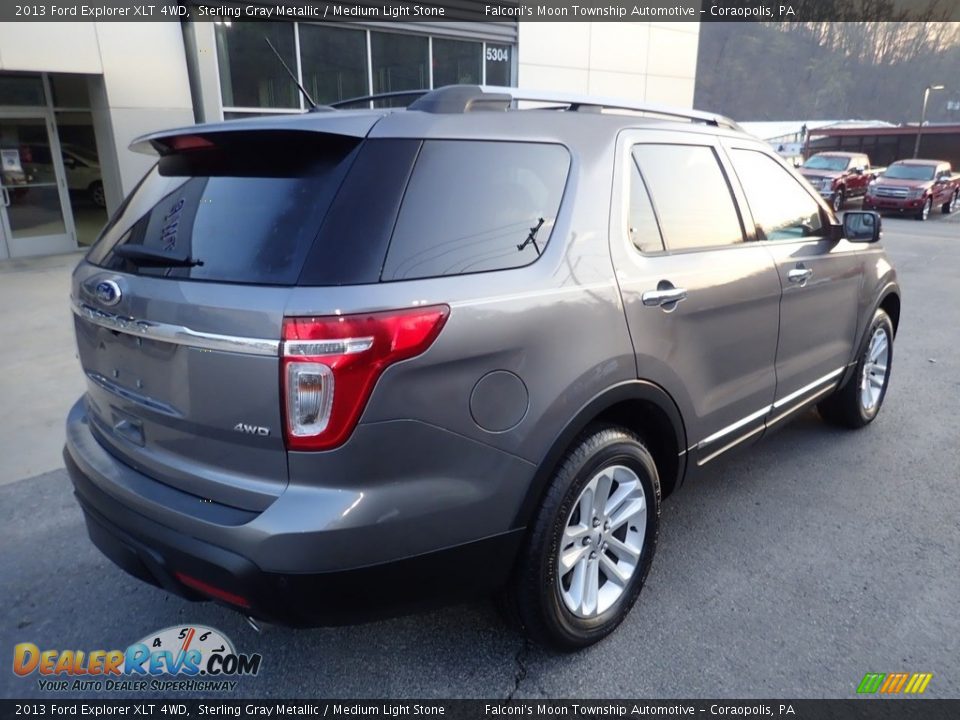 2013 Ford Explorer XLT 4WD Sterling Gray Metallic / Medium Light Stone Photo #2