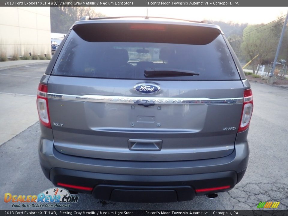 2013 Ford Explorer XLT 4WD Sterling Gray Metallic / Medium Light Stone Photo #3